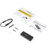 StarTech.com M2E1BRU31C M.2 NVMe PCIe SSD-behuizing, USB-C 10 Gbit/s (USB 3.2 Gen 2), robuust aluminium, M-Key, IP67, Thunderbolt 3-compatibel, zwart