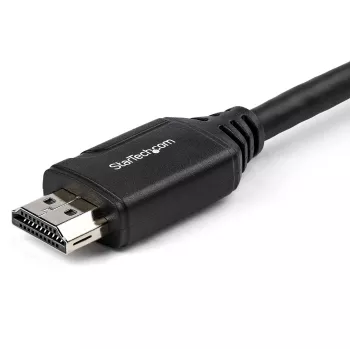 StarTech.com 6 inch (15 cm) HDMI Portsaver-kabel – 4K 60 Hz High Speed HDMI 2.0 verlengkabel met Ethernet – Korte HDMI-verlengkabel – HDMI-stekker naar bus-verlengadapterkabel