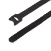 StarTech.com 6in klittenband-kabelbinder – 50-pack – zwart – herbruikbare kabelbinders – verstelbaar en flexibel – kabelorganizer-binder/wikkel voor kabelmanagement – draadlusbinders