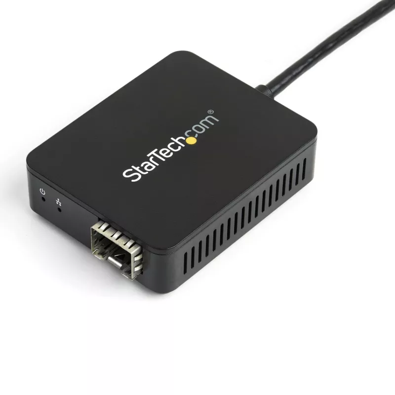 StarTech.com USB 3.0 naar glasvezel-converter – compacte USB-naar-open-SFP-adapter – USB-naar-gigabit-netwerkadapter – USB 3.0 glasvezel-adapter, compatibel met multimode (MMF)/singlemode vezel (SMF)