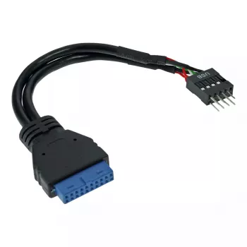 InLine USB 3.0 naar 2.0 adapter intern USB 3.0 / 2x USB 2.0 pin-header, 0,15 m