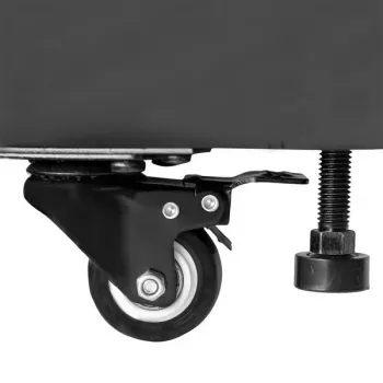 StarTech.com 4-paals 22U serverrack, afsluitbare 19-inch datakast voor computer/AV/IT-apparatuur, kantoor-/thuisnetwerkkast met wielen en verstelbare montagerails