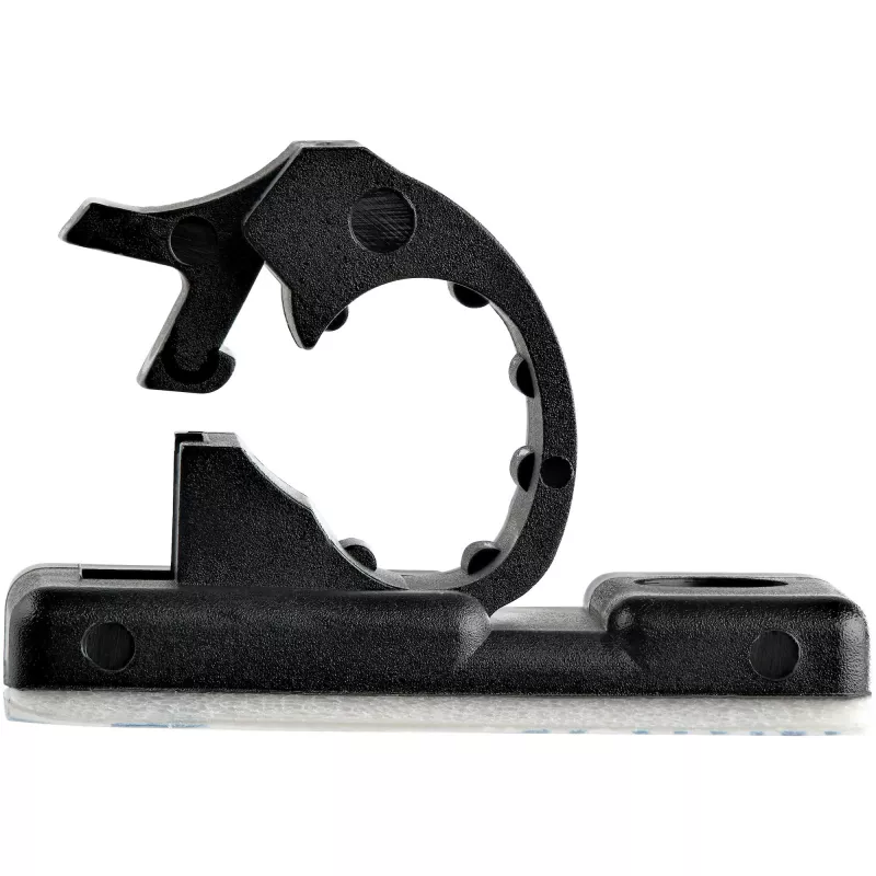 StarTech.com 100 zelfklevende kabelmanagement-clips zwart – netwerk-/ethernet-/bureau-/computerkabelorganizer – zelfklevende kabel-/draadhouder – nylon zelfklevende clip UL/94V-2 brandgetest