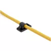 StarTech.com 100 zelfklevende kabelmanagement-clips zwart – netwerk-/ethernet-/bureau-/computerkabelorganizer – zelfklevende kabel-/draadhouder – nylon zelfklevende clip UL/94V-2 brandgetest
