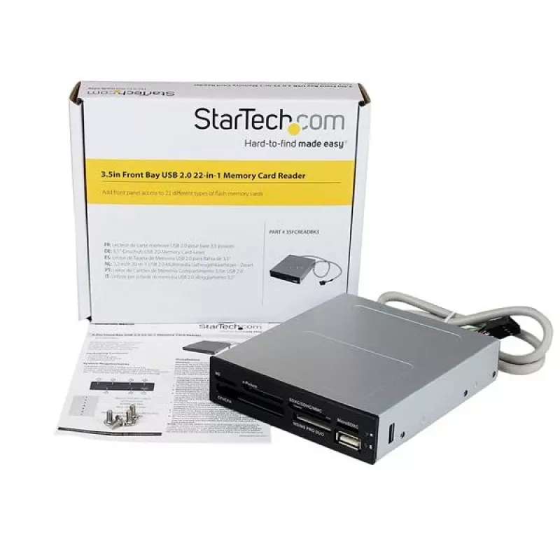 StarTech.com USB 2.0 interne multi-kaartlezer/-schrijver – SD microSD CF