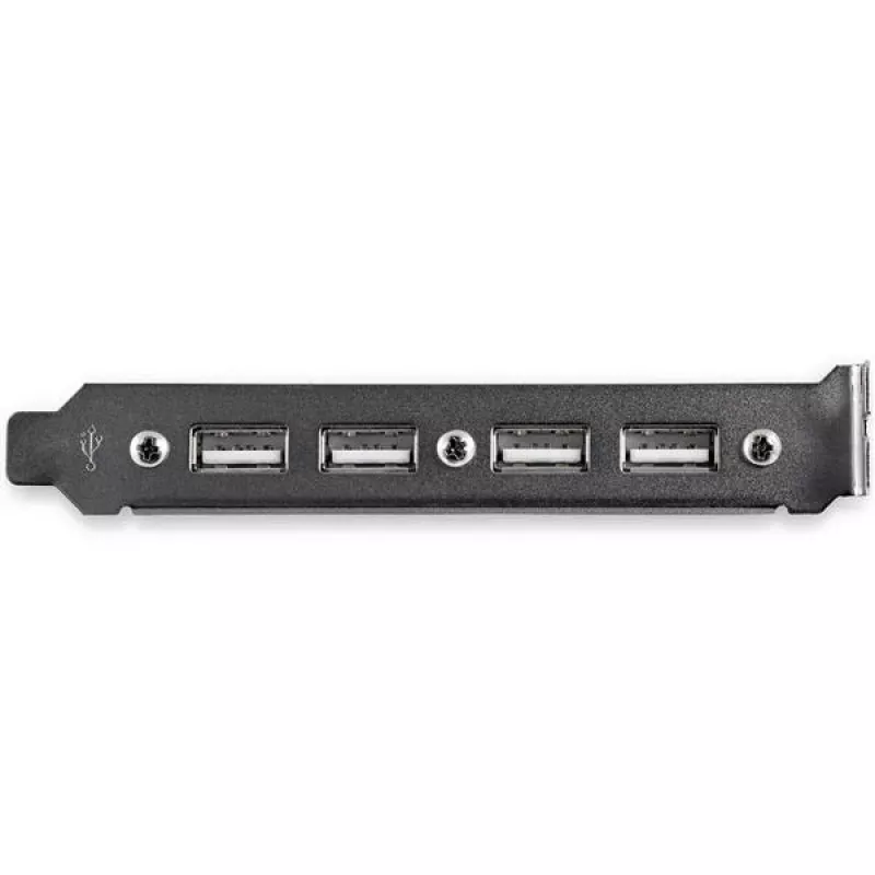 StarTech.com USBPLATE4 4-poorts USB 2.0 female sleufplaat-adapter met 2x 10-pins moederbordheader