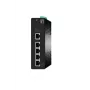 Managed switch LevelOne Hilbert 5-poorts industriële Gigabit Smart Lite switch