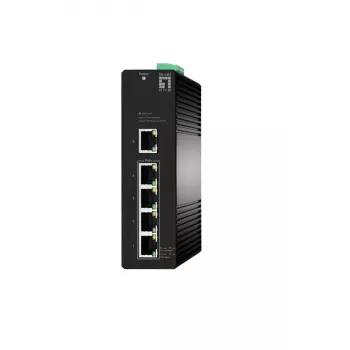 Managed switch LevelOne Hilbert 5-poorts industriële Gigabit PoE Smart Lite switch
