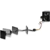 StarTech.com 4x SATA-stroomsplitter-adapterkabel, SATA 15-polig, 4 x SATA, 0,4 m, stekker, bus, zwart