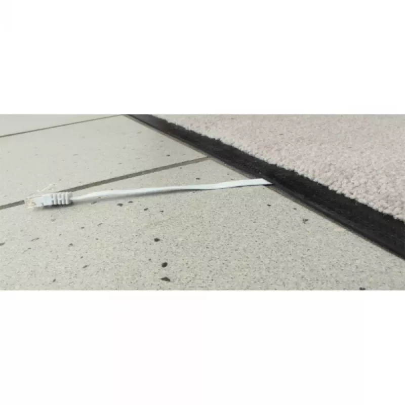 InLine platte ultra-slimme patchkabel U/UTP Cat.6 Gigabit-geschikt zwart 3m