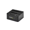 StarTech.com dual-bay USB 3.0 naar SATA harde schijf-dockingstation, USB-harde schijfdock, externe 2,5/3,5 inch SATA I/II/III SSD/HDD dockingstation, hot-swap harde schijf-bay, top-loading