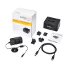 StarTech.com dual-bay USB 3.0 naar SATA harde schijf-dockingstation, USB-harde schijfdock, externe 2,5/3,5 inch SATA I/II/III SSD/HDD dockingstation, hot-swap harde schijf-bay, top-loading