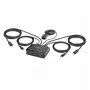 StarTech.com 2-poorts USB-C-kabel KVM-switch, 4K 60Hz DisplayPort-uitgang, compacte KVM met geïntegreerde 1,2m USB Type-C/audiokabels, busgevoed - afstandsbedieningstoets/hotkey-omschakeling