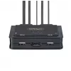 StarTech.com 2-poorts USB-C-kabel KVM-switch, 4K 60Hz DisplayPort-uitgang, compacte KVM met geïntegreerde 1,2m USB Type-C/audiokabels, busgevoed - afstandsbedieningstoets/hotkey-omschakeling