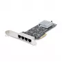 StarTech.com 4-poorts 2,5-Gbit/s NBASE-T PCIe-netwerkkaart, Intel I225-V, quad-port computernetwerkkaart, multi-gigabit NIC, PCI Express server-LAN-kaart, desktop-ethernetinterface