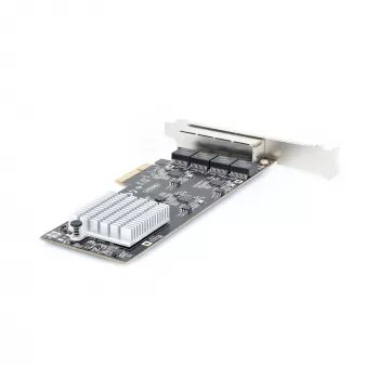 StarTech.com 4-poorts 2,5-Gbit/s NBASE-T PCIe-netwerkkaart, Intel I225-V, quad-port computernetwerkkaart, multi-gigabit NIC, PCI Express server-LAN-kaart, desktop-ethernetinterface