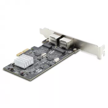 StarTech.com 2-poorts 2.5Gbps NBASE-T PCIe-netwerkkaart, Intel I225-V, dual-port computernetwerkkaart, multi-gigabit NIC, PCI Express server-LAN-kaart, desktop-ethernetinterface