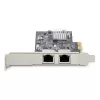 StarTech.com 2-poorts 2.5Gbps NBASE-T PCIe-netwerkkaart, Intel I225-V, dual-port computernetwerkkaart, multi-gigabit NIC, PCI Express server-LAN-kaart, desktop-ethernetinterface