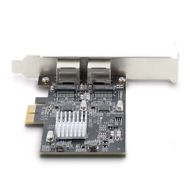 StarTech.com 2-poorts 2.5Gbps NBASE-T PCIe-netwerkkaart, Intel I225-V, dual-port computernetwerkkaart, multi-gigabit NIC, PCI Express server-LAN-kaart, desktop-ethernetinterface