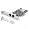 StarTech.com 2-poorts 2.5Gbps NBASE-T PCIe-netwerkkaart, Intel I225-V, dual-port computernetwerkkaart, multi-gigabit NIC, PCI Express server-LAN-kaart, desktop-ethernetinterface