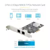 StarTech.com 2-poorts 2.5Gbps NBASE-T PCIe-netwerkkaart, Intel I225-V, dual-port computernetwerkkaart, multi-gigabit NIC, PCI Express server-LAN-kaart, desktop-ethernetinterface