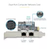 StarTech.com 2-poorts 2.5Gbps NBASE-T PCIe-netwerkkaart, Intel I225-V, dual-port computernetwerkkaart, multi-gigabit NIC, PCI Express server-LAN-kaart, desktop-ethernetinterface