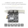 StarTech.com 2-poorts 2.5Gbps NBASE-T PCIe-netwerkkaart, Intel I225-V, dual-port computernetwerkkaart, multi-gigabit NIC, PCI Express server-LAN-kaart, desktop-ethernetinterface