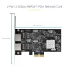 StarTech.com 2-poorts 2.5Gbps NBASE-T PCIe-netwerkkaart, Intel I225-V, dual-port computernetwerkkaart, multi-gigabit NIC, PCI Express server-LAN-kaart, desktop-ethernetinterface