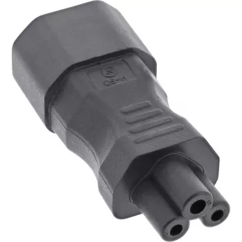 InLine voeding-adapter IEC 60320 C14 / C5, 3-polig, IEC-apparaat / notebook