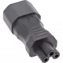 InLine voeding-adapter IEC 60320 C14 / C5, 3-polig, IEC-apparaat / notebook