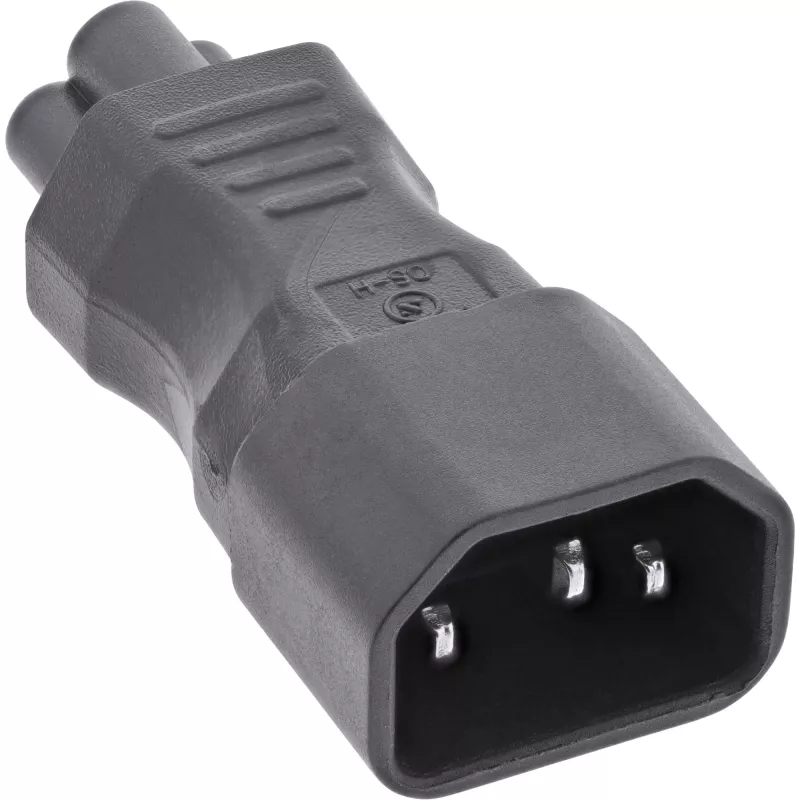 InLine voeding-adapter IEC 60320 C14 / C5, 3-polig, IEC-apparaat / notebook