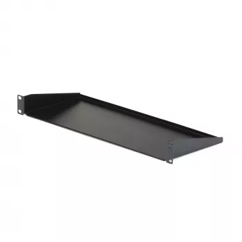 StarTech.com 1U serverrack-legbord, universele rackmontage-kraagarm-plank voor 19-inch netwerkapparatuur-rack/kast, hoogbelastbaar staal, draagvermogen 33 lb/15 kg, 7 inch (18 cm) diep