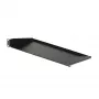 StarTech.com CABSHELF1U 1U serverrackplank, vaste uitkragende plank voor 19-inch rack/kast, 17,7 cm (7 inch) diep, draagvermogen 15 kg (33 lb), met kooimoeren en schroeven, zwart