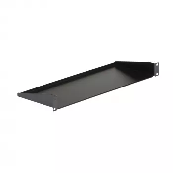 StarTech.com 1U serverrack-legbord, universele rackmontage-kraagarm-plank voor 19-inch netwerkapparatuur-rack/kast, hoogbelastbaar staal, draagvermogen 33 lb/15 kg, 7 inch (18 cm) diep