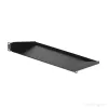 StarTech.com CABSHELF1U 1U serverrackplank, vaste uitkragende plank voor 19-inch rack/kast, 17,7 cm (7 inch) diep, draagvermogen 15 kg (33 lb), met kooimoeren en schroeven, zwart