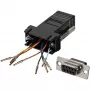 StarTech.com DB9 naar RJ45 modulaire adapter - F/F, DB-9, RJ-45, zwart