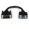 StarTech.com 8in DVI-naar-VGA-kabeladapter – DVI-I-stekker naar VGA-bus