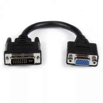 StarTech.com 8in DVI-naar-VGA-kabeladapter – DVI-I-stekker naar VGA-bus
