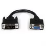 StarTech.com 8in DVI-naar-VGA-kabeladapter – DVI-I-stekker naar VGA-bus