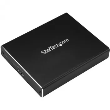 StarTech.com dual-slot drivebehuizing voor M.2 SATA SSD's - USB 3.1 (10 Gbit/s) - RAID