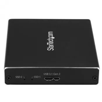 StarTech.com dual-slot drivebehuizing voor M.2 SATA SSD's - USB 3.1 (10 Gbit/s) - RAID