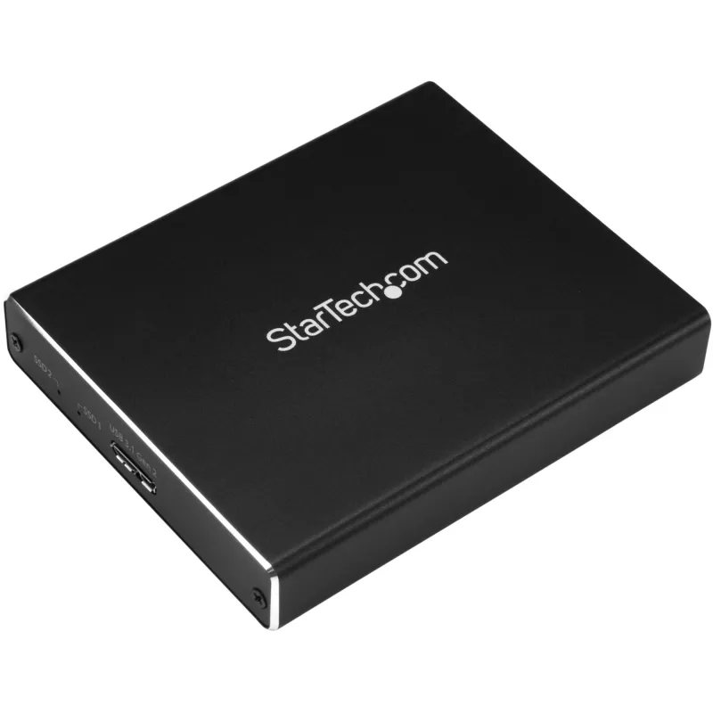StarTech.com dual-slot drivebehuizing voor M.2 SATA SSD's - USB 3.1 (10 Gbit/s) - RAID