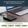 StarTech.com dual-slot drivebehuizing voor M.2 SATA SSD's - USB 3.1 (10 Gbit/s) - RAID