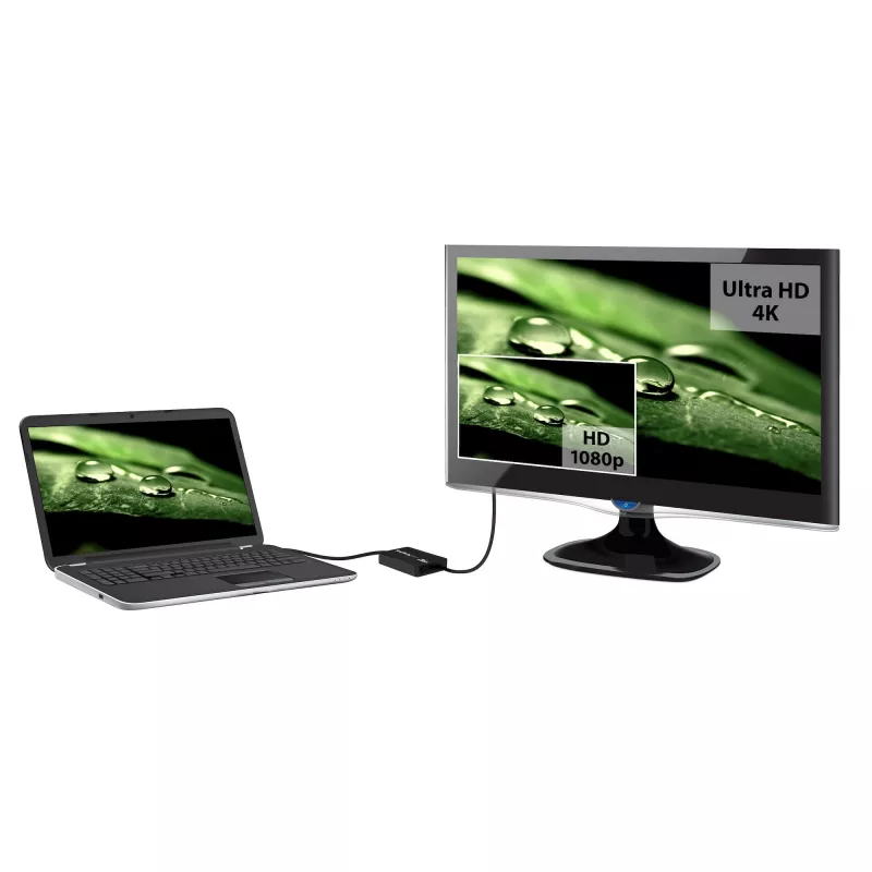StarTech.com USB 3.0 naar HDMI-adapter - 4K 30Hz Ultra HD - DisplayLink gecertificeerd - USB Type-A naar HDMI display-adapter converter voor monitor - externe video & grafische kaart - Mac & Windows