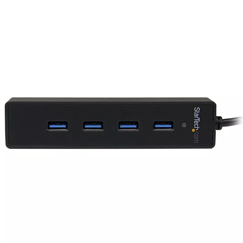 StarTech.com 4-poorts draagbare SuperSpeed USB 3.0 hub met geïntegreerde kabel