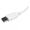 StarTech.com draagbare 4-poorts SuperSpeed mini USB 3.0 hub – wit