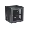 StarTech.com 4-Post 12U wandmontage netwerkkast met 1U-vak, 19 inch opklapbare wandgemonteerde serverkast voor data-/AV-/elektronica-/computerkasten, flexibele geventileerde rackbehuizing