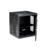 StarTech.com 4-Post 12U wandmontage netwerkkast met 1U-vak, 19 inch opklapbare wandgemonteerde serverkast voor data-/AV-/elektronica-/computerkasten, flexibele geventileerde rackbehuizing