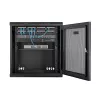 StarTech.com 4-Post 12U wandmontage netwerkkast met 1U-vak, 19 inch opklapbare wandgemonteerde serverkast voor data-/AV-/elektronica-/computerkasten, flexibele geventileerde rackbehuizing