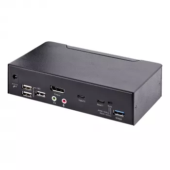 StarTech.com SV231DPUCA KVM-switch zwart